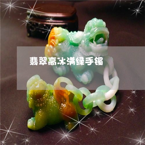 翡翠高冰满绿手镯/2023062063028 翡翠高冰满绿手镯/2023062063028