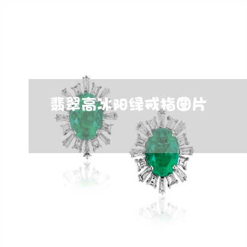翡翠高冰阳绿戒指图片/2023060551493