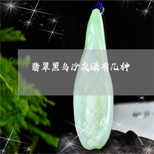 翡翠黑乌沙灰绿有几种/2023060573739