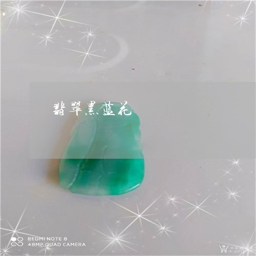 翡翠黑蓝花/2023071226161