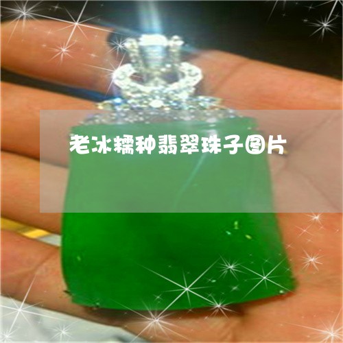 老冰糯种翡翠珠子图片/2023060540583 老冰糯种翡翠珠子图片/2023060540583