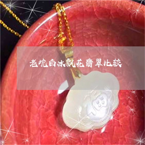 老坑白冰飘花翡翠比较/2023060548279 老坑白冰飘花翡翠比较/2023060548279