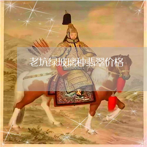 老坑绿玻璃种翡翠价格/2023060595027