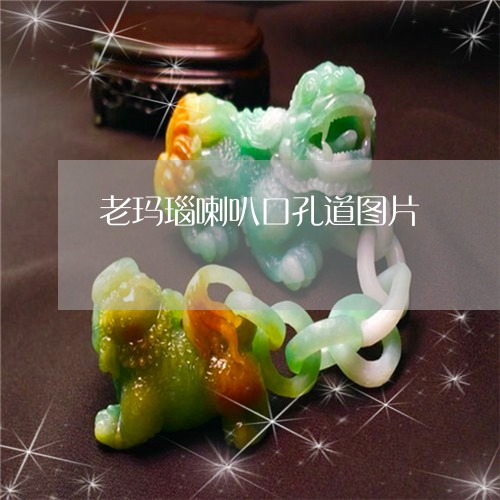老玛瑙喇叭口孔道图片/2023060683825