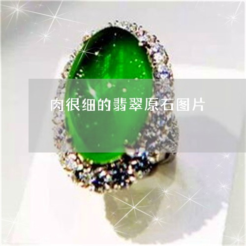 肉很细的翡翠原石图片/2023060659381
