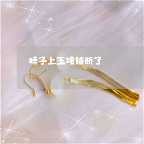 脖子上玉项链断了/2023030282695