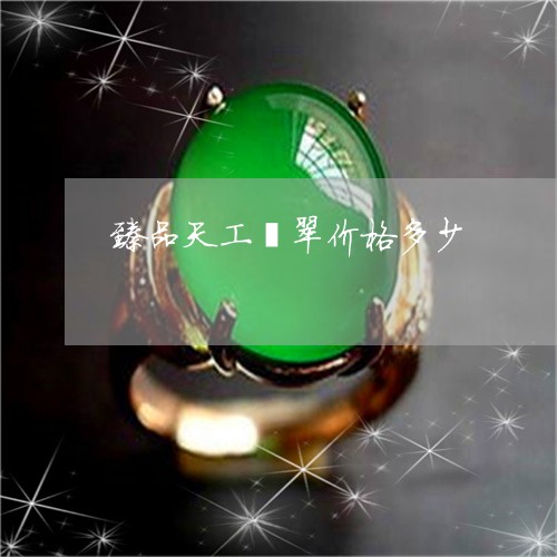 臻品天工翡翠价格多少/2023060627048
