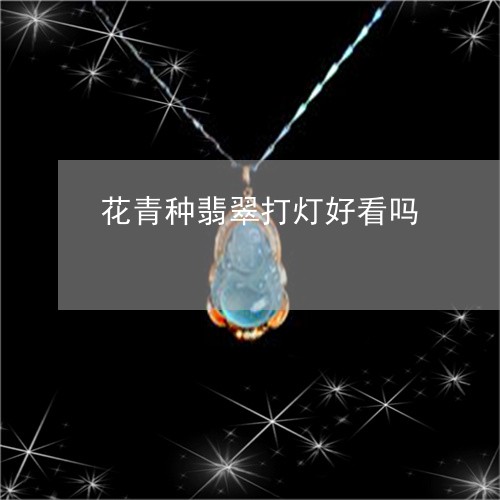 花青种翡翠打灯好看吗/2023060661604