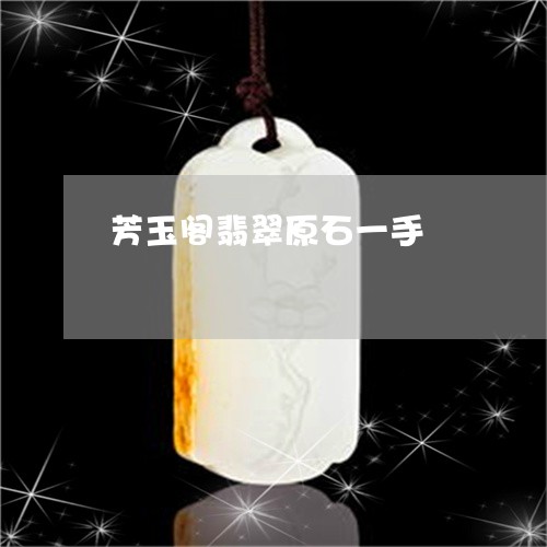 芳玉阁翡翠原石一手/2023020609360 芳玉阁翡翠原石一手/2023020609360