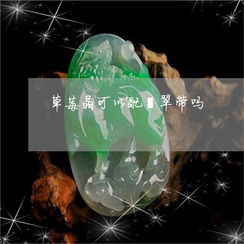 草莓晶可以配翡翠带吗/2023060587837