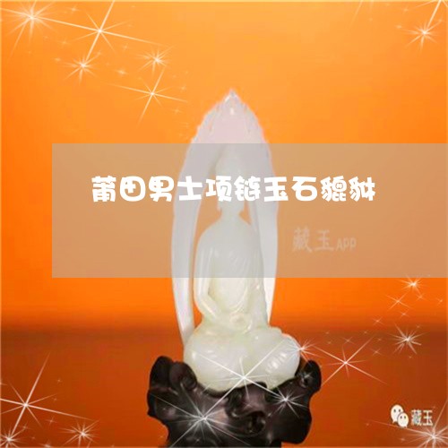 莆田男士项链玉石貔貅/2023060552581