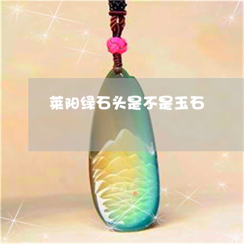 莱阳绿石头是不是玉石/2023060648170 莱阳绿石头是不是玉石/2023060648170