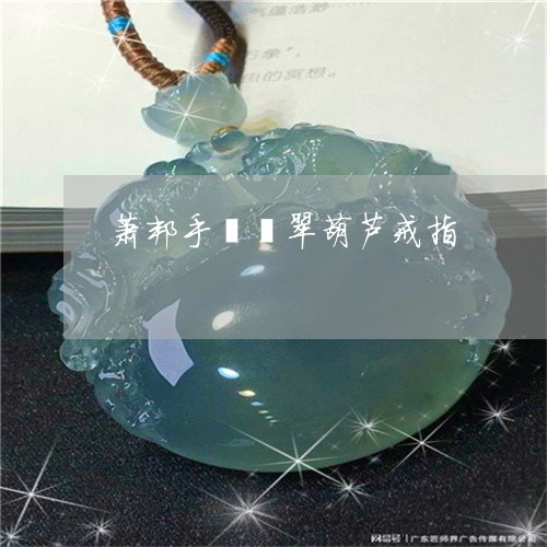 萧邦手镯翡翠葫芦戒指/2023060536948