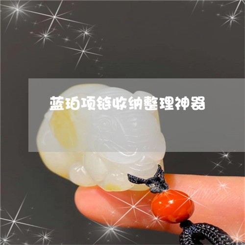 蓝珀项链收纳整理神器/2023060517092