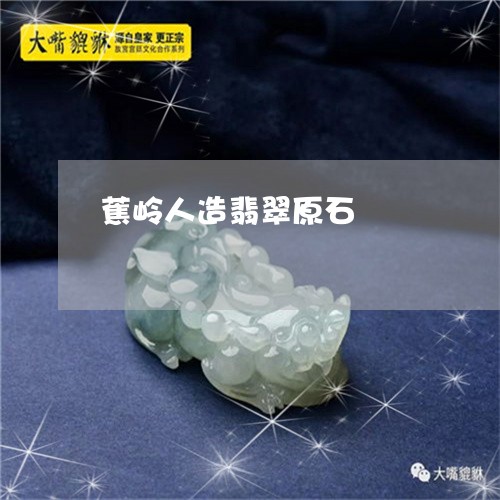 蕉岭人造翡翠原石/2023030198792