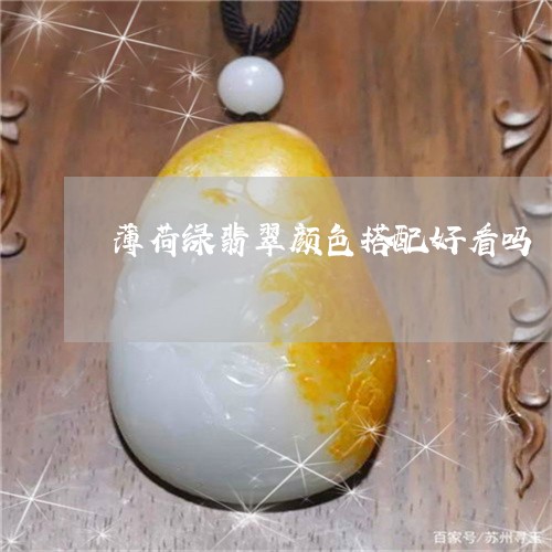 薄荷绿翡翠颜色搭配好看吗/2023061997160