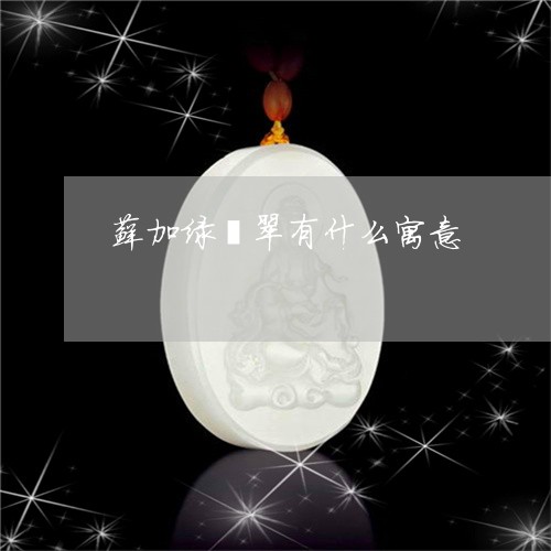 藓加绿翡翠有什么寓意/2023060531615