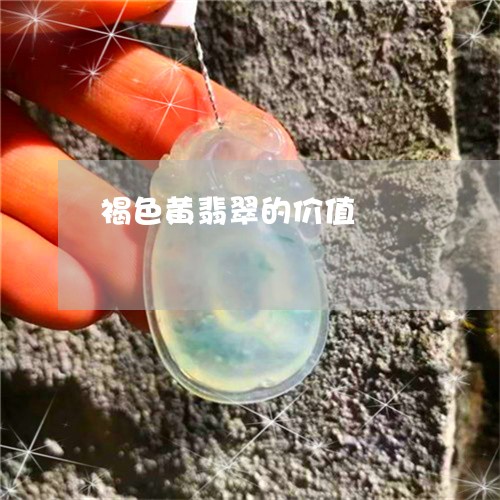 褐色黄翡翠的价值/2023030165171