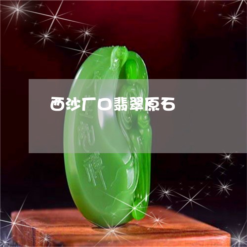 西沙厂口翡翠原石/2023030183026 西沙厂口翡翠原石/2023030183026