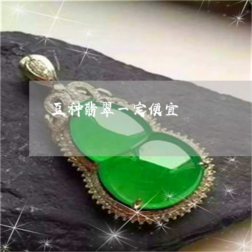 豆种翡翠一定便宜/2023062057170
