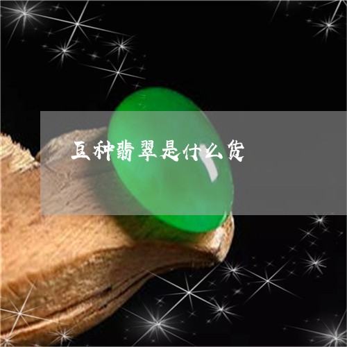 豆种翡翠是什么货/2023030180585 豆种翡翠是什么货/2023030180585