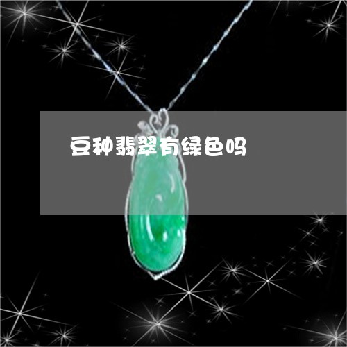 豆种翡翠有绿色吗/2023062033845