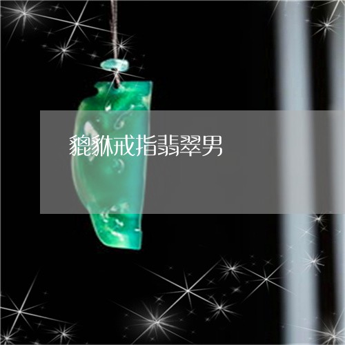 貔貅戒指翡翠男/2023032258491