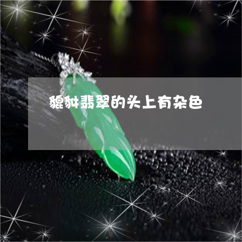 貔貅翡翠的头上有杂色/2023060460592