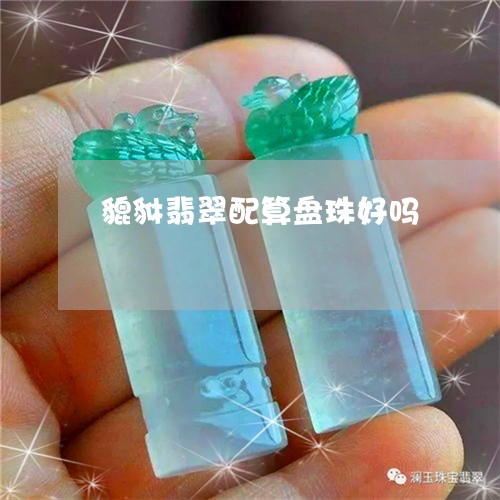 貔貅翡翠配算盘珠好吗/2023060422606