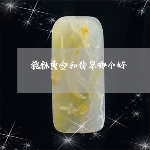 貔貅黄金和翡翠哪个好/2023060485735