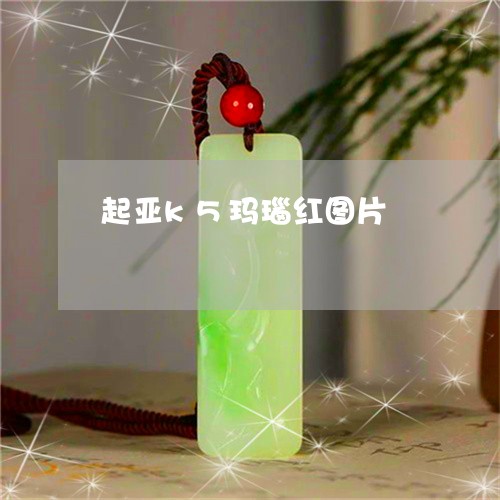 起亚k5玛瑙红图片/2023020681703