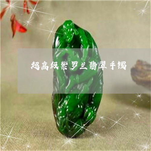 超高级紫罗兰翡翠手镯/2023060530382