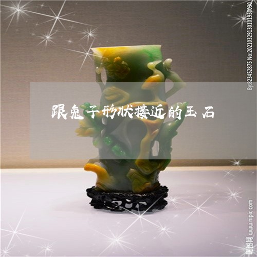 跟兔子形状接近的玉石/2023060595826
