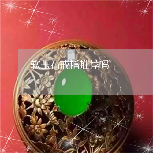 软玉石戒指推荐吗/2023062040604
