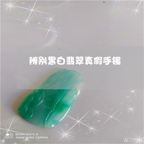 辨别黑白翡翠真假手镯/2023060538261 辨别黑白翡翠真假手镯/2023060538261