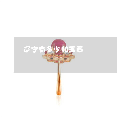 辽宁有多少和玉石/2023062014250