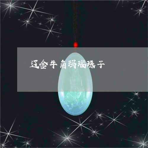 辽金牛角玛瑙珠子/2023062000704 辽金牛角玛瑙珠子/2023062000704