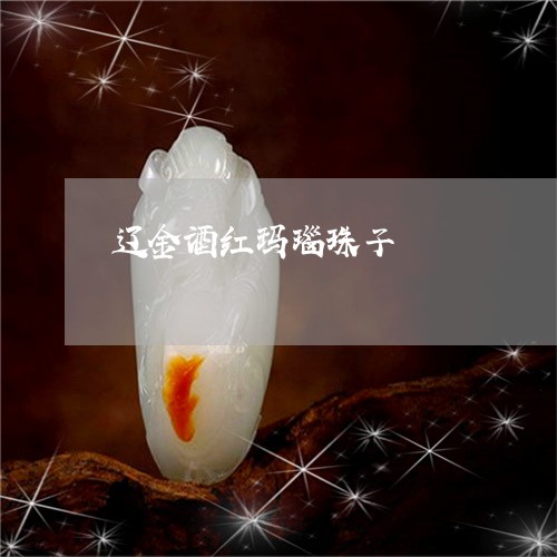 辽金酒红玛瑙珠子/2023062055838