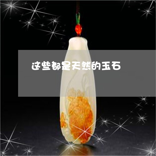 这些都是天然的玉石/2023020605715 这些都是天然的玉石/2023020605715