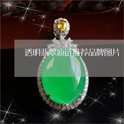 透明翡翠项链推荐品牌图片/2023062974725