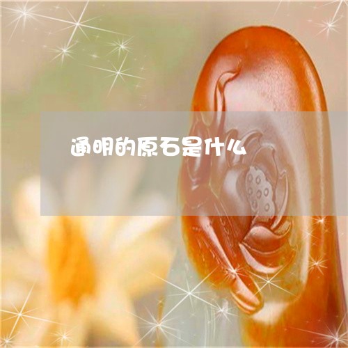 通明的原石是什么/2023022809705 通明的原石是什么/2023022809705