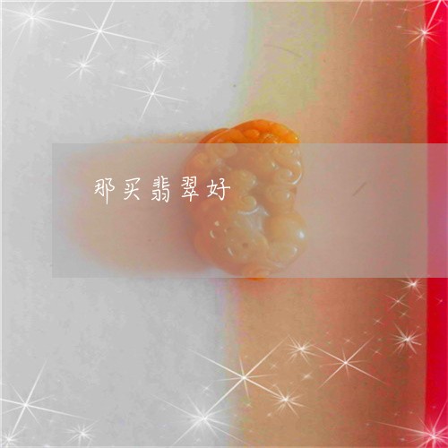 那买翡翠好/2023071274956