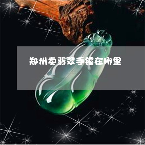 郑州卖翡翠手镯在哪里/2023060243793