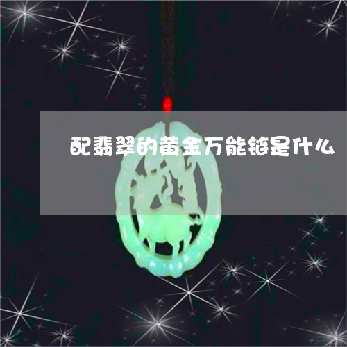 配翡翠的黄金万能链是什么/2023071107462