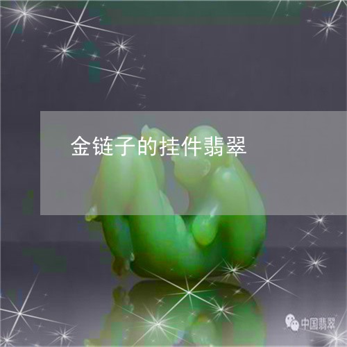 金链子的挂件翡翠/2023022818370