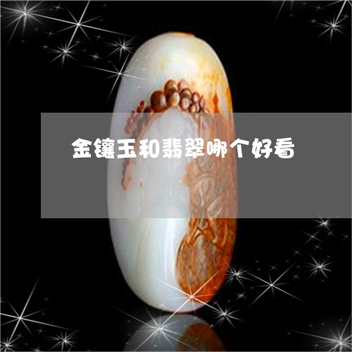 金镶玉和翡翠哪个好看/2023060327152