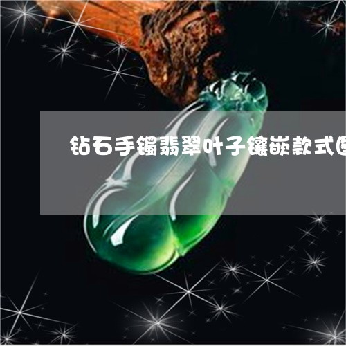 钻石手镯翡翠叶子镶嵌款式图片/2023071210825