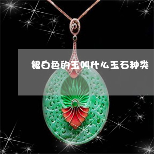 银白色的玉叫什么玉石种类/2023071139270 银白色的玉叫什么玉石种类/2023071139270