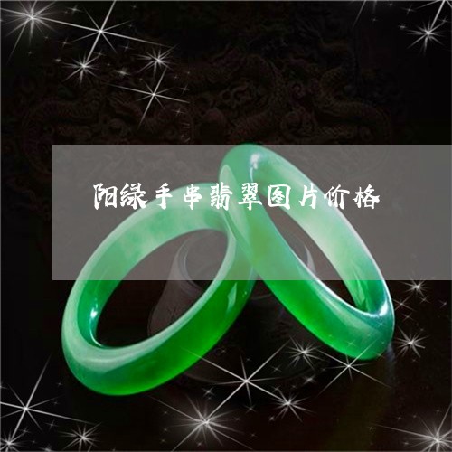 阳绿手串翡翠图片价格/2023060460302