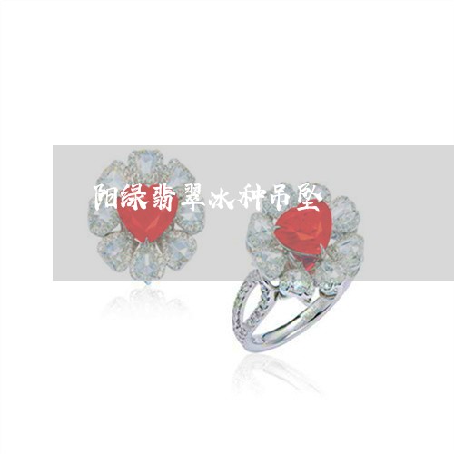 阳绿翡翠冰种吊坠/2023022897381 阳绿翡翠冰种吊坠/2023022897381